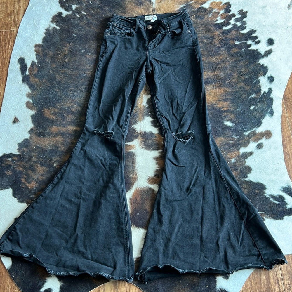 Black Bell Bottoms